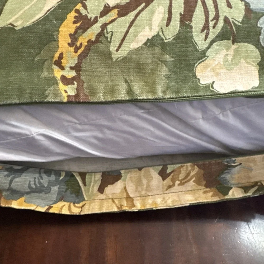 Pottery Barn Silvana Pheasant Pillow Cover & Insert Green 20